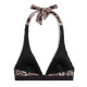 Tommy Hilfiger Γυναικείο μαγιό Original Logo Print Halterneck Bikini Top